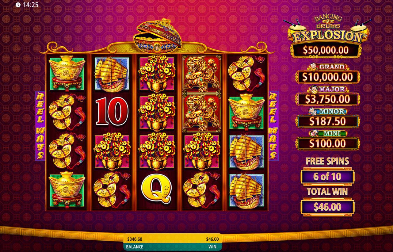 Dancing Drums Explosion Casino Slot Game Atlantic Lottery